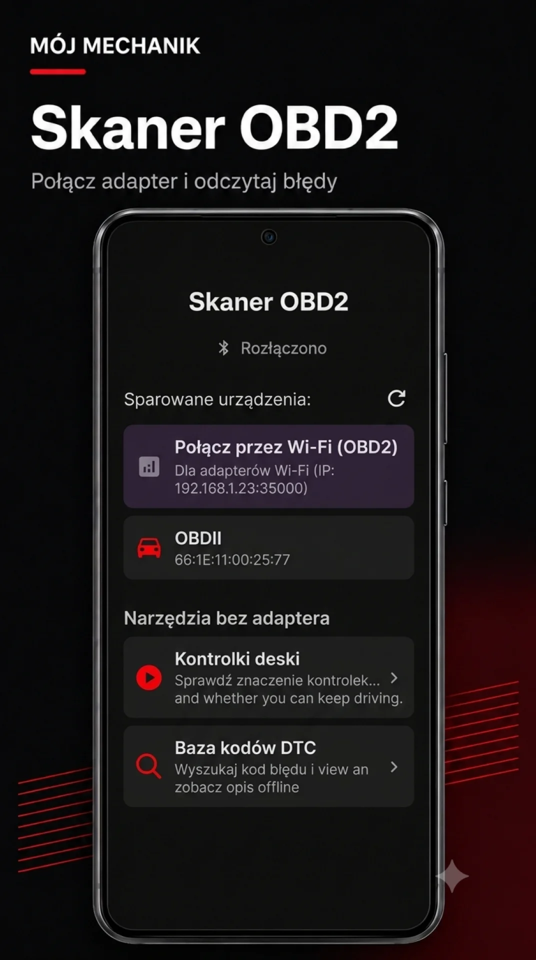 Raport z przeglądu i zapis diagnozy AI